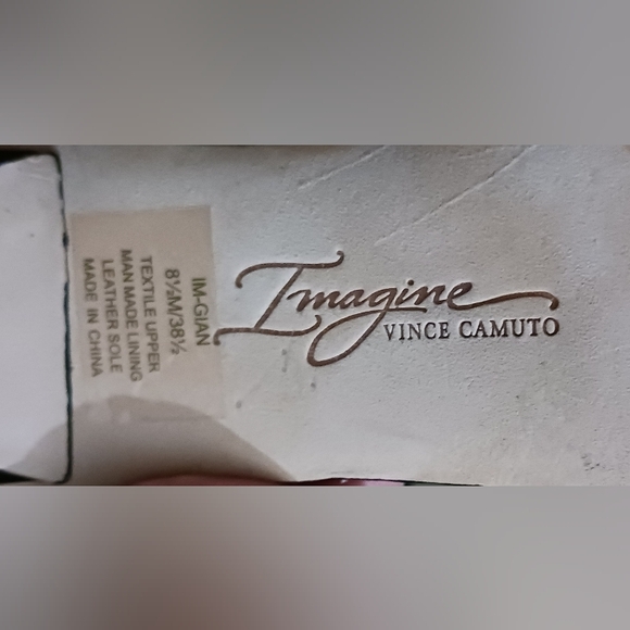 IMAGINE  Vince Camuto Black Heels SZ 8 1/2 - Picture 7 of 10